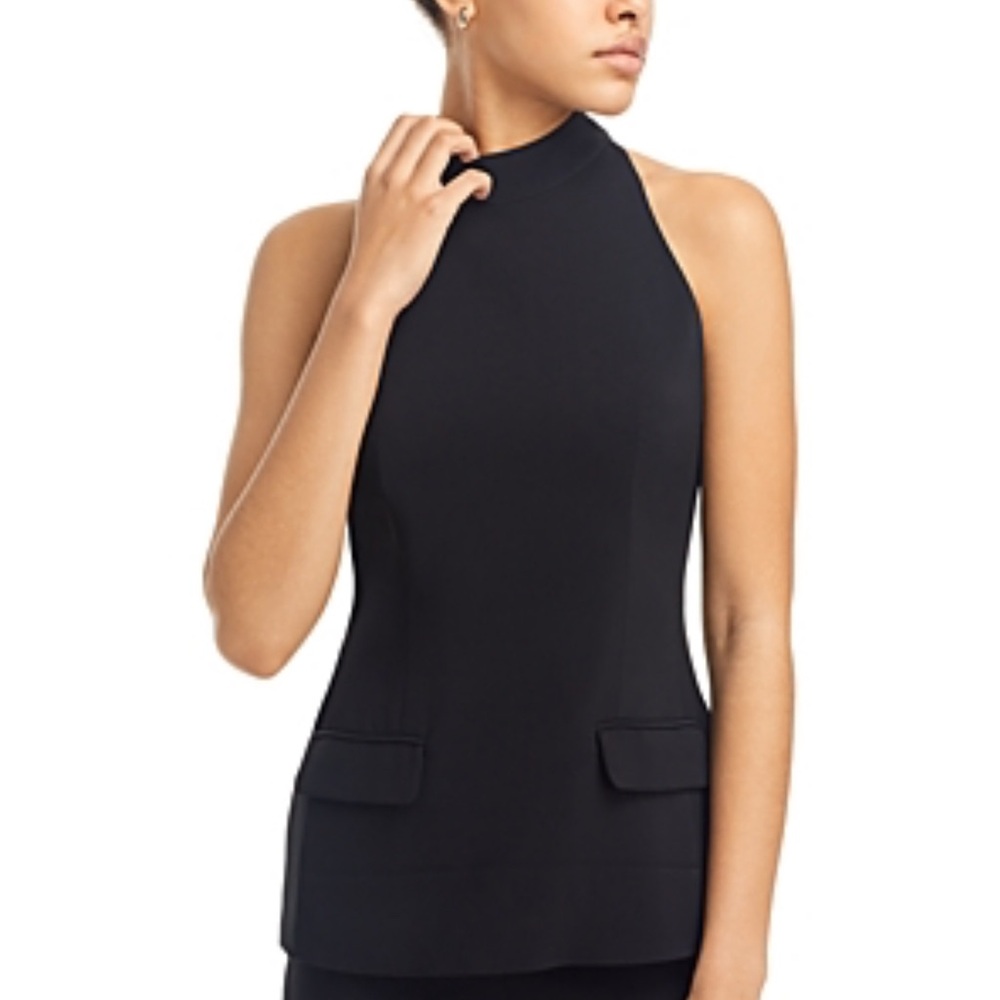 Elegant Black Sleeveless Top